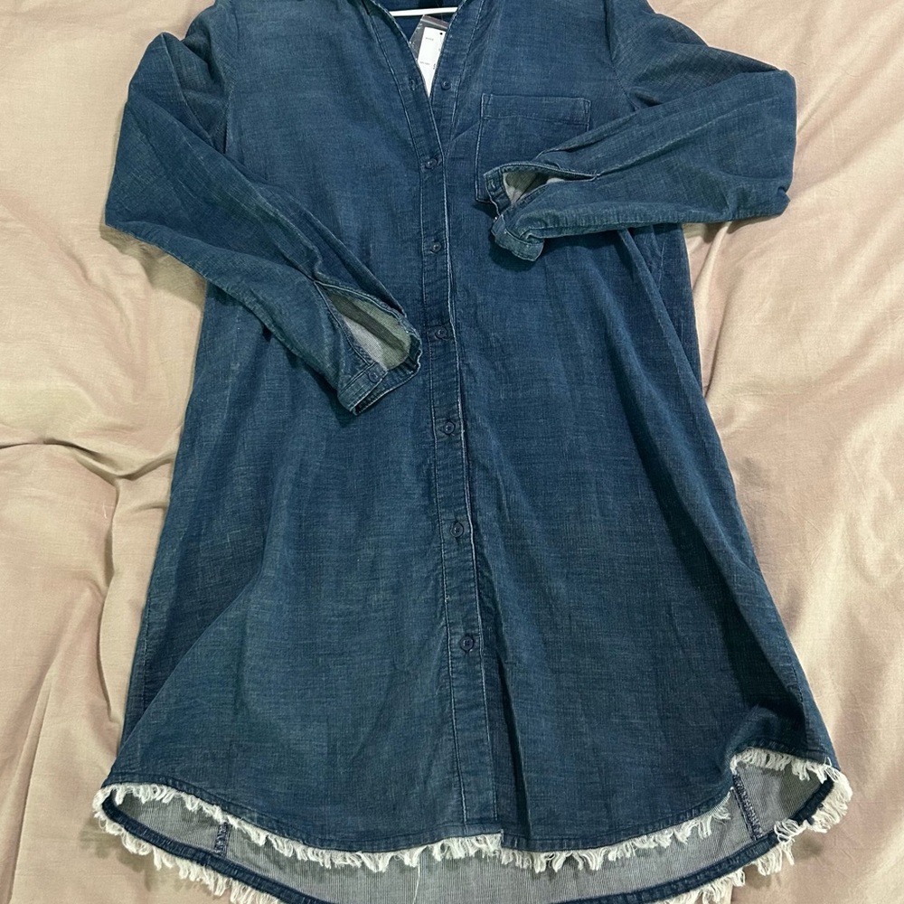 Chelsea & Theodore Blue Midi Dress